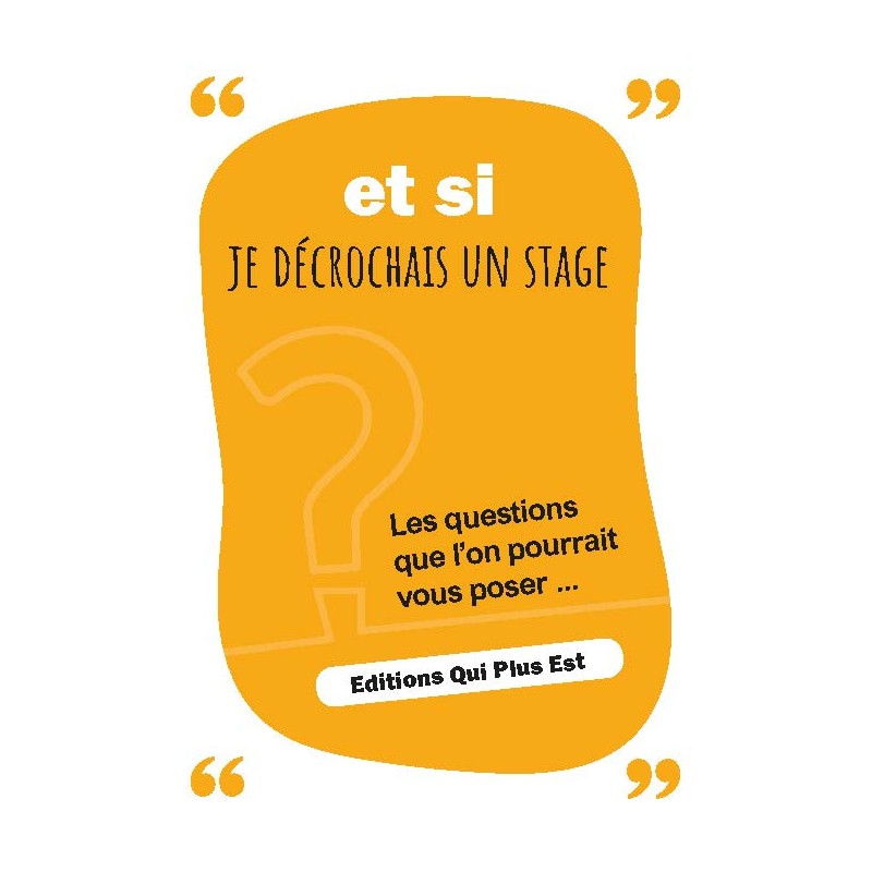 Carte et si je décrochais un stage