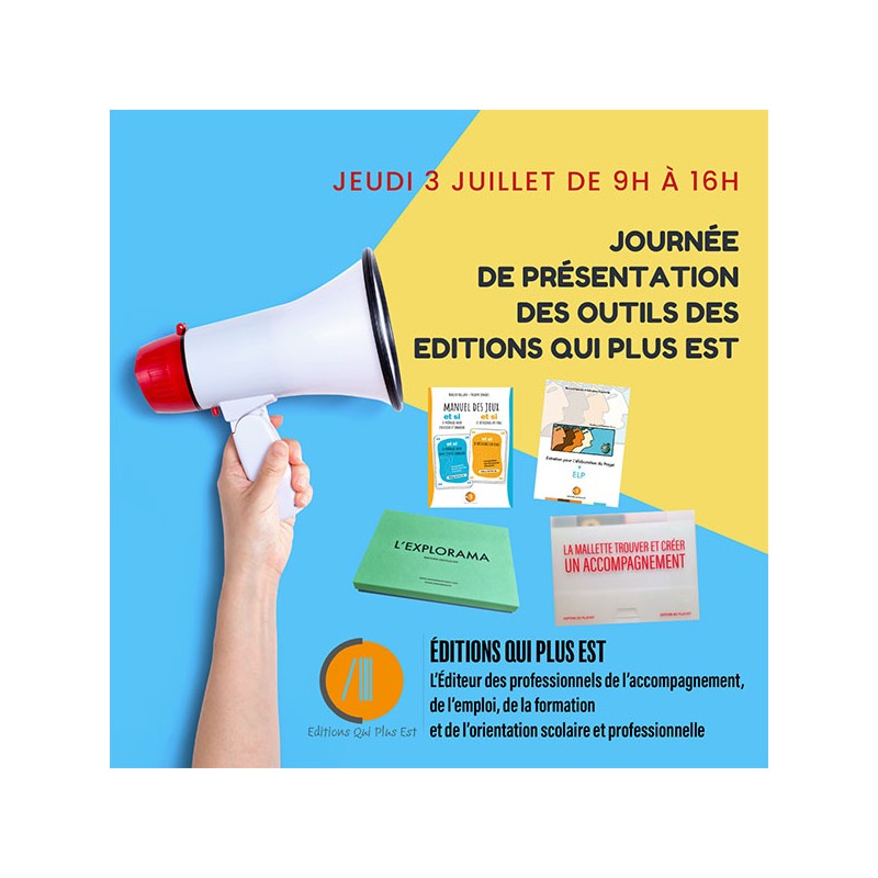 Journée de présentation des outils des Editions Qui Plus Est