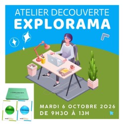 atelier explorama du mardi 6 octobre 2026