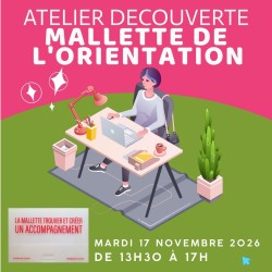 Atelier Mallette de l'orientation 17 novembre 2026