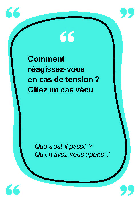 carte et si je préparais mon entretien d'embauche : comment réagissez-vous en cas de tension ?