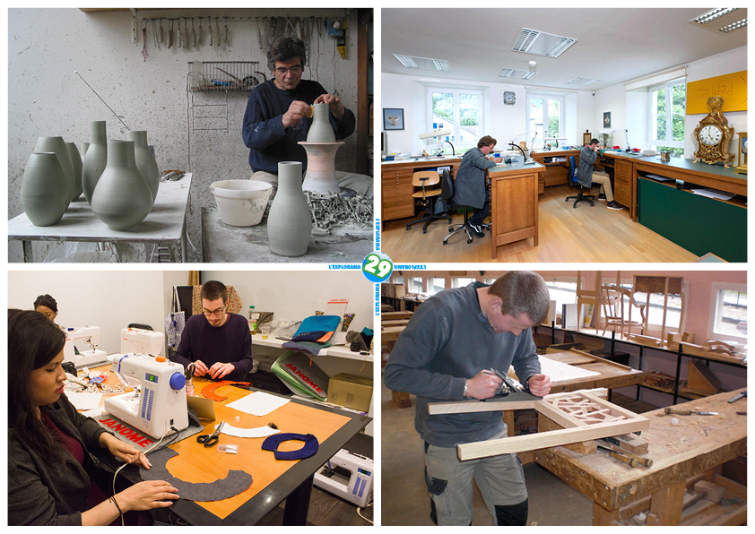 photo d'environnements professionnels artisanat